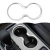 Gear Shift Water Cup Holder Cover Trim For Jeep Grand Cherokee Durango 11+silver