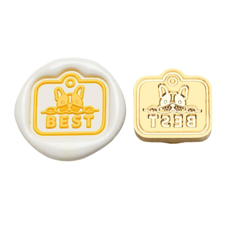 

Pets Series Sealing Wax Stamp Brass Head Cats Wax Seal Stamp Decorative Seal for Wedding Scrapbooking Decorations