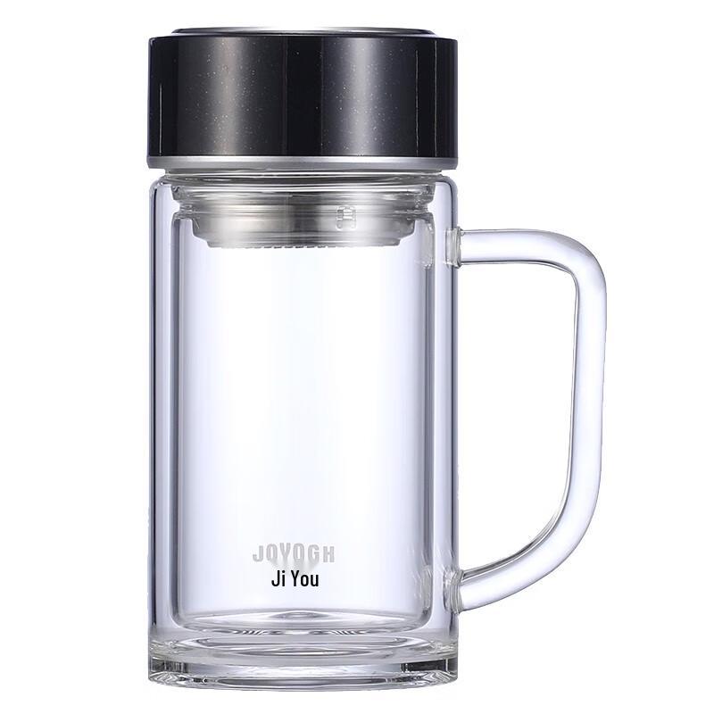 Jiyou Double-Wall Borosilicate Glass Tea Mug
