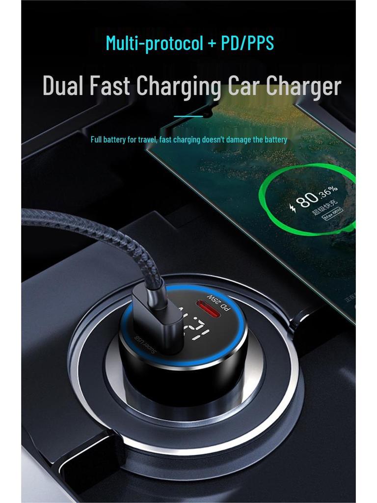 80W Autoladegerät für OPPO & OnePlus Handys - K10Pro/Find X5 Kompatibilität