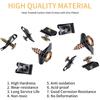 180 Pcs Automotive Screws And Car U Clips Assortment Kit, Including 90 Pcs Cross Head Mounting Screws, 90 Pcs Automotive U-Style Screw Clip-On Nuts,