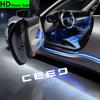 IYWD1 2pcs Car Door Logo Light For SORENTO Ceed Logo K3 K2 K8 K5 K9 GT Line Decorative Lamp Car Accessories