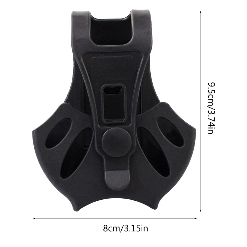 Portable Open Top Handcuff Case 360 Rotation Handcuff Holder Wear-resistant Handcuff Holsters Polices Shackles Cover