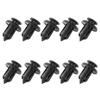 10-50pcs Black Front Bumper Locking Hooks & Clip Fastener Push Rivet Trim Rivet For Honda Accord Car Accessries