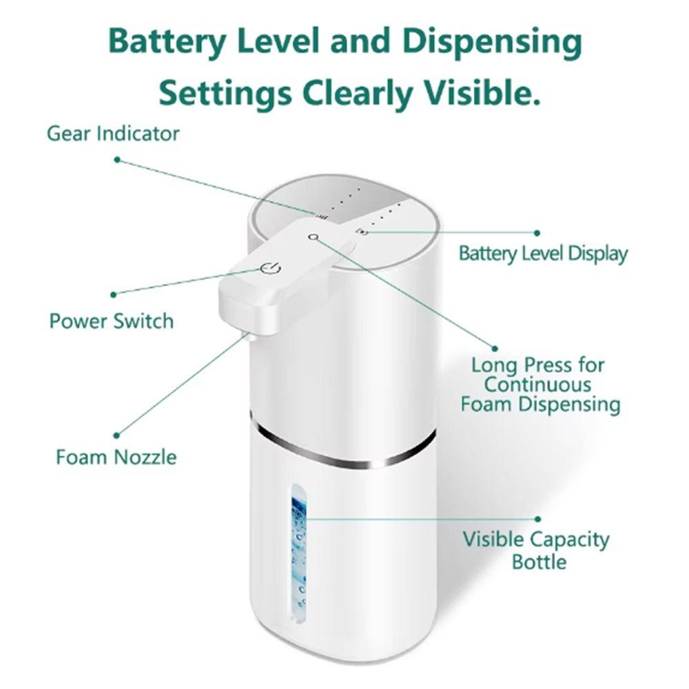 Smart Sensor Electric Foam Dispenser 380ml Foam Machine Automatic Liquid Soap Dispenser Home