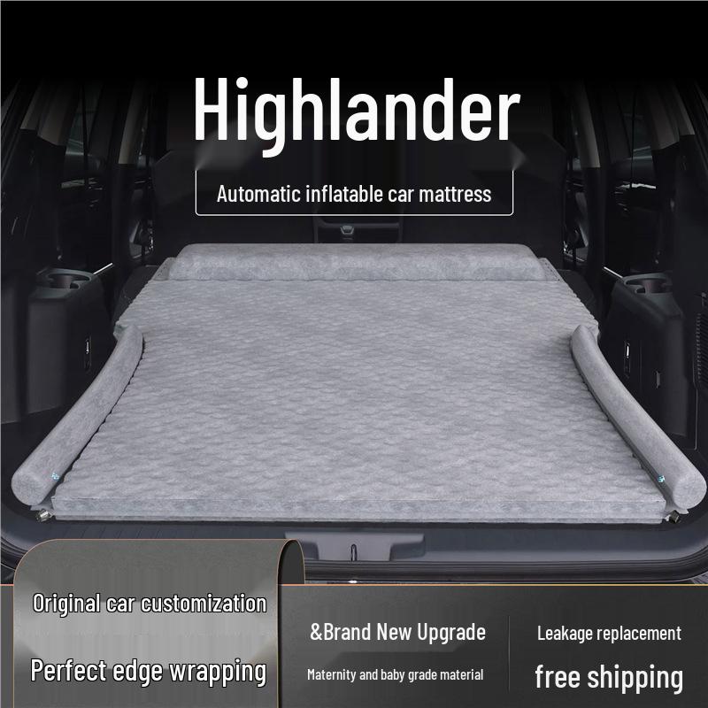 Toyota Highlander Inflatable Trunk Mattress: Essential SUV Rear Sleeping Mat for Seven-Seaters