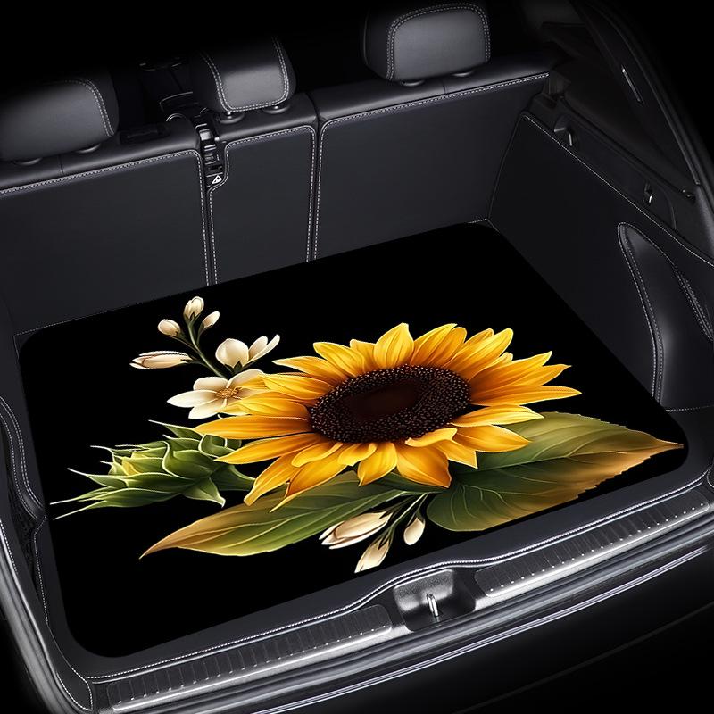 Retro Bohemian Dustproof & Wear-resistant Car Trunk Mat - Easy To Clean