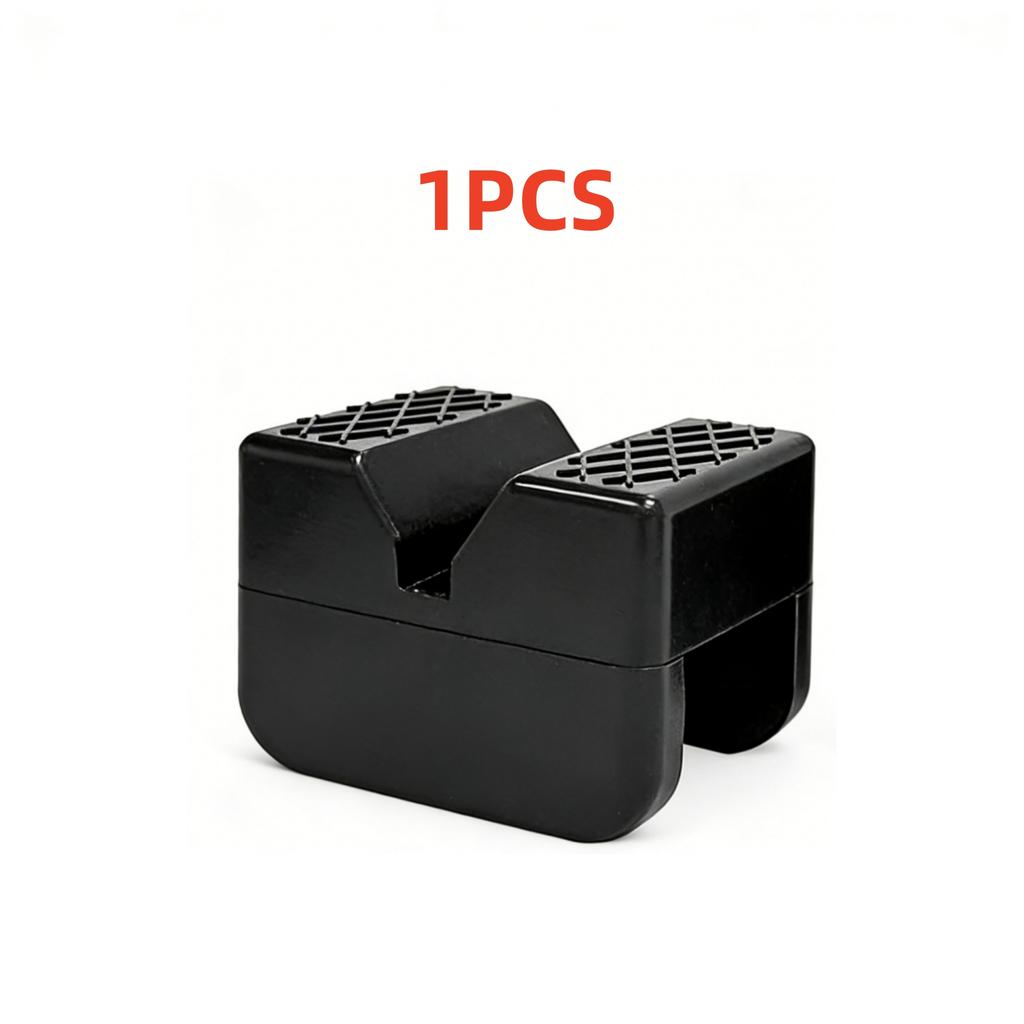 2/1Pcs Floor Jack Pad Rubber Universal Slotted Guard Portable Anti Slip Vehicle Square Accessories Frame Rail Car Repair Adapter