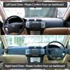 quality leather instrument panel protection pad and light-proof pad for Toyota Mark X 2004-2009 X120 120 car styling accessories