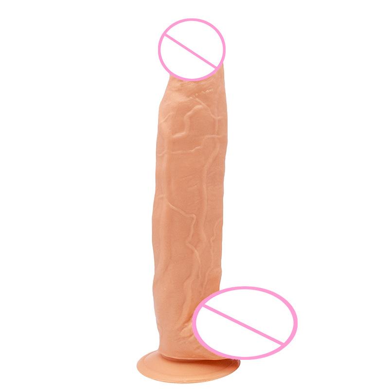 Realistischer Dildo Übergroßer superdicker Simulationsdildo Saugnapf Manueller superlanger Dildo Sexspielzeug für Erwachsene