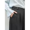 Women's High-Waist Straight-Leg Suit Pants