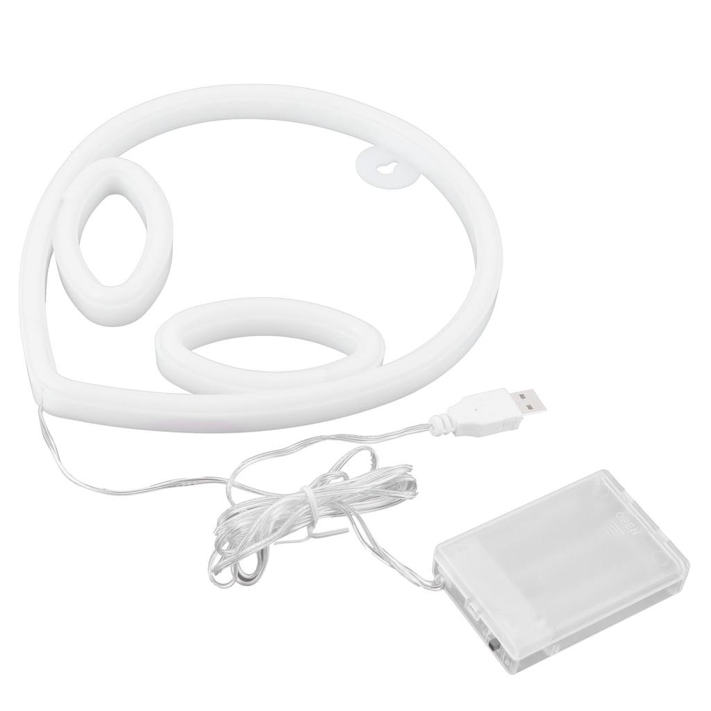 LED Neonlicht Alien Form Wandneonschild Schlafzimmer Kinderzimmer Geburtstagsfeier Dekoration