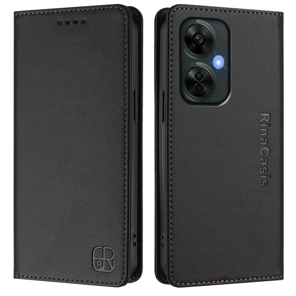 For OnePlus Nord N30 SE 5G/OnePlus Nord CE 3 Lite 5G Leather Case RINACASIS RC01 Phone Cover with RFID Blocking Wallet Stand