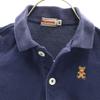 MIKIHOUSE Made In Japan Short Sleeve Polo Shirt 80 Navy Fawn Kid's Used