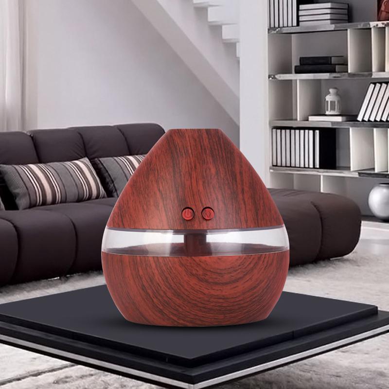 300ML LED Zdalny ultradźwiękowy nawilżacz powietrza Aroma Dyfuzor