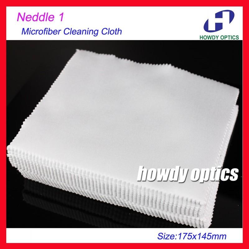 

220gsm 175x145mm Needle1 White eyeglasses glasses microfiber cleaning cloth lens wiping cleaning cloth