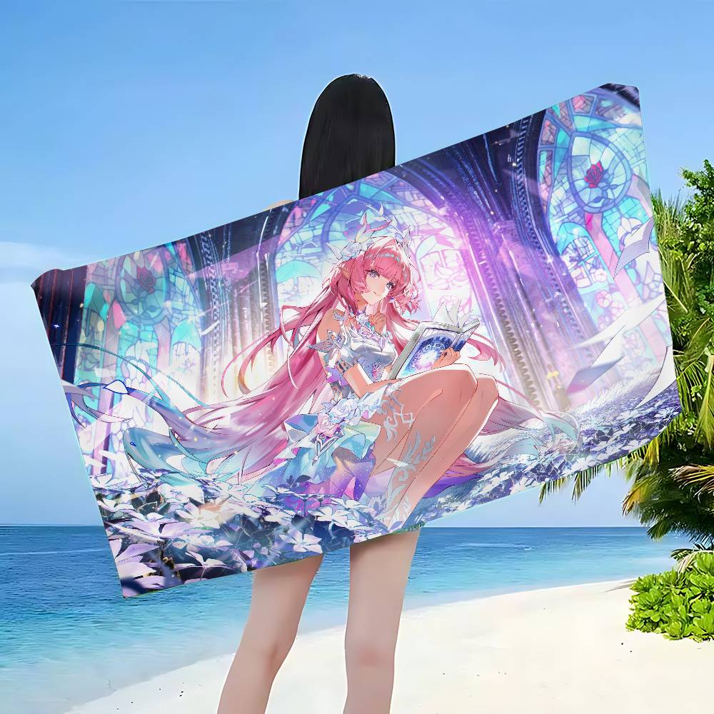 Game Cyrene H-Honkais Star Rail Big Microfiber Beach Towels Quick Dry Towel Sand Beach Towels Pool Towel for Travel Swim Pool Yoga