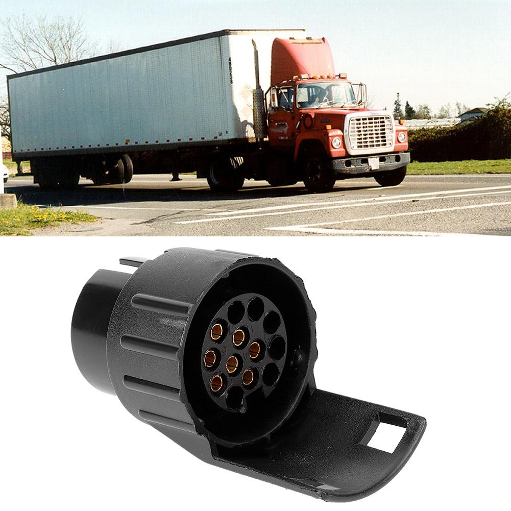 7- bis 13-poliger Anhänger LKW Wohnwagen Anhängerkupplung Abschleppsteckdose Stecker Konverter Adapter