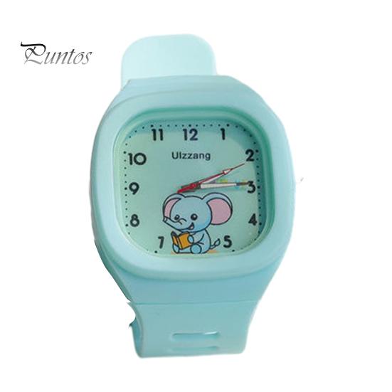 

Детские часы со слоном, студенческие часы с квадратным циферблатом, кварцевые наручные часы с регулируемым ремешком, подарок на день рождения