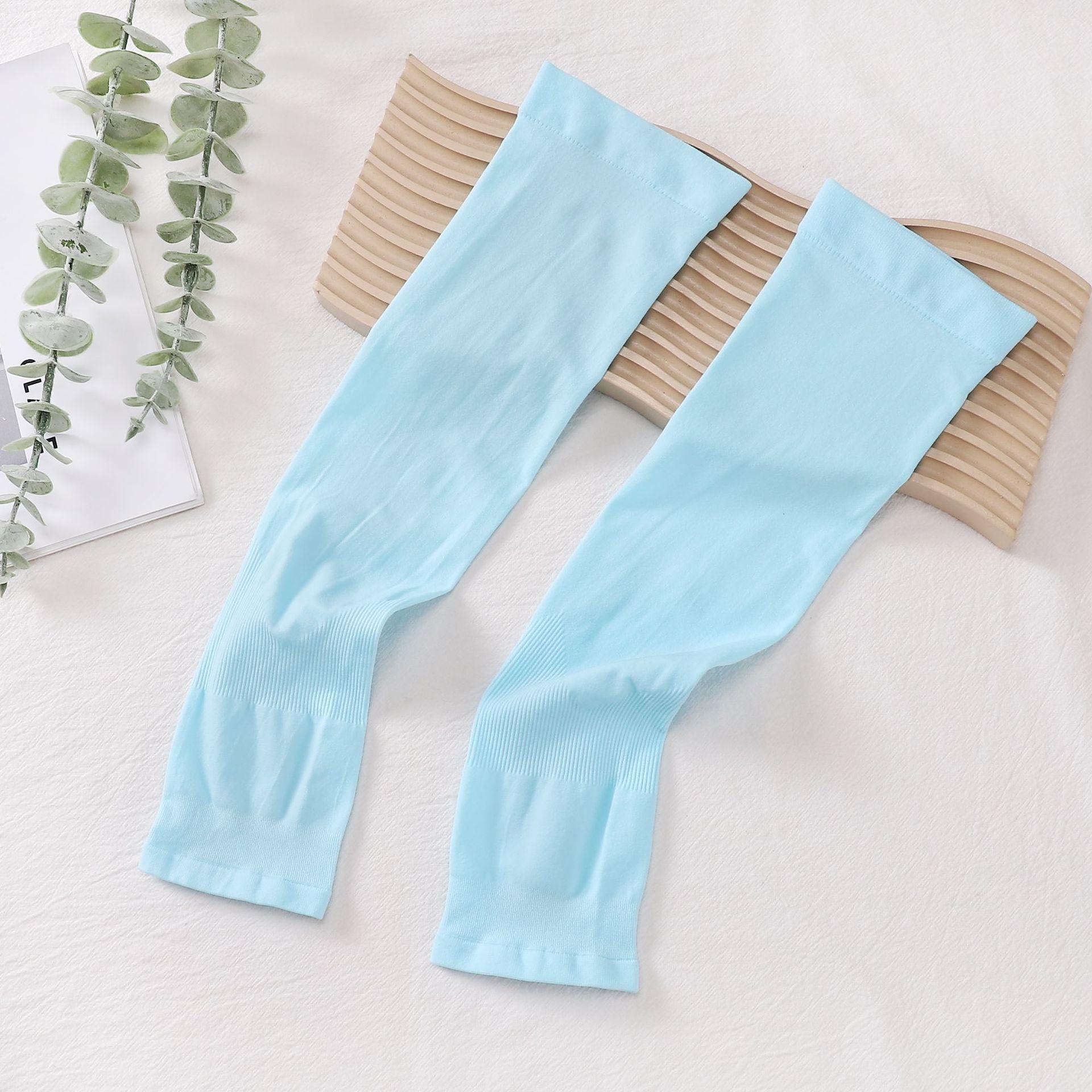 

Sports Ice Sleeves Ice Silk Sleeves Sunscreen Sleeves Outdoor Cycling Summer Sunscreen Solid Color Sleeves Gloves Ice Sleeves One Size