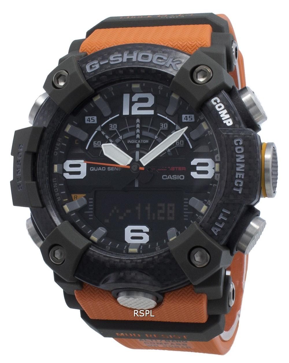 

Мужские часы Casio G-Shock Mudmaster GG-B100-1A9 Мировое время 200 чёрный