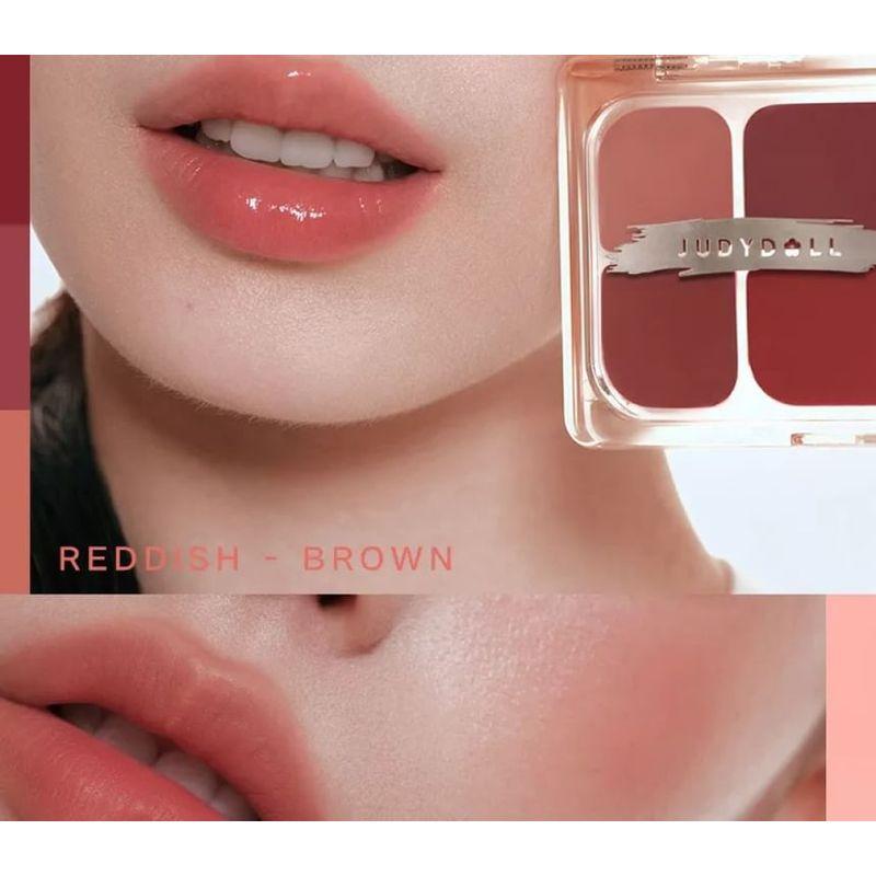 Judydoll - 6-Color Multi-Use Lip Palette - 2 Style