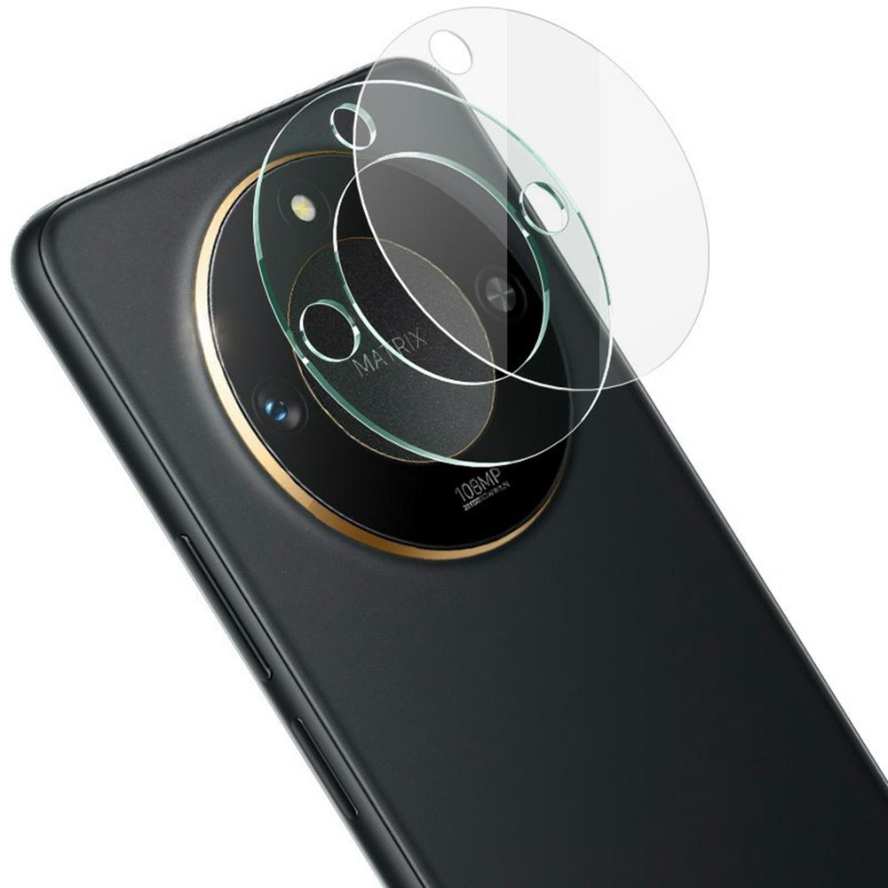 IMAK For Honor X60 5G Tempered Glass Camera Lens Protector+Acrylic Lens Cap