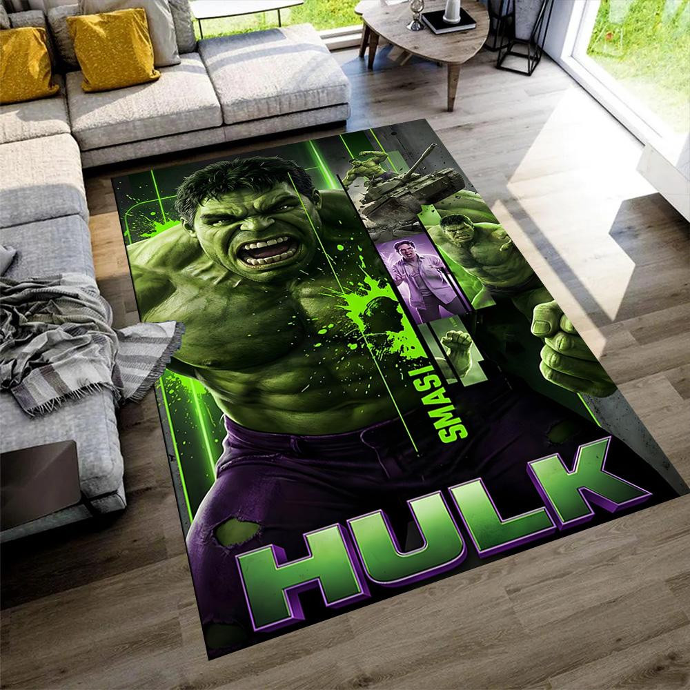 Hulk Comic Panels Floor Mat Perfect for Dormitory Study room Living Rooms Outdoor Anti-slip Rug Decorate Offices Birthday/Christmas Gift