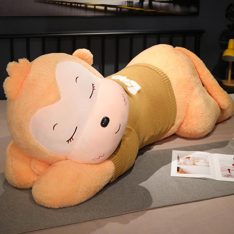 Huge Number Little Monkey Doll Pillow for Boys and Girls To Sleep with Cute Plush Toy Orangutan Doll
