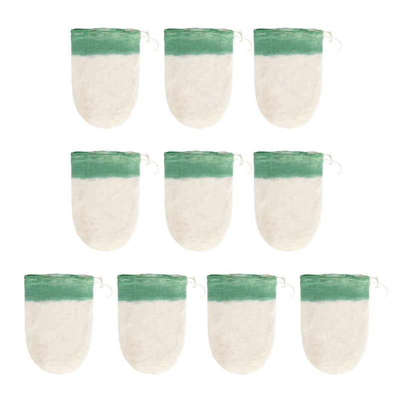 Set of 10 Portable Outdoor Lamp Screen Insect Barrier with Tear Resistant Meshes Texture Outdoor Light Protectors