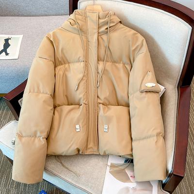 Small Cotton-padded Women's Winter Short Cotton-padded Women's Hooded Loose Women's Cotton-padded Jacket
