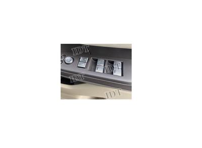IDT N-BOX/N Box Custom Aluminum Power Window Switch Cover JF3 JF4 Interior Panel Front Bezel (Silver)