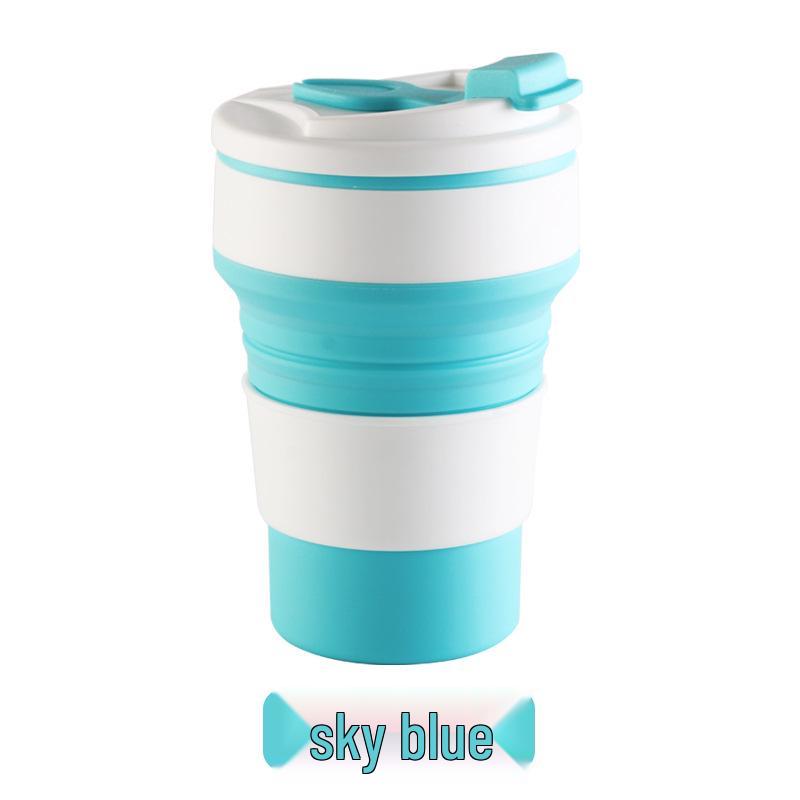 

Silicone Collapsible Travel Cup - Portable, Drop-Proof, Telescopic, High Temp Resistant, Ideal for Business Trips & Outdoor Use. 350ml