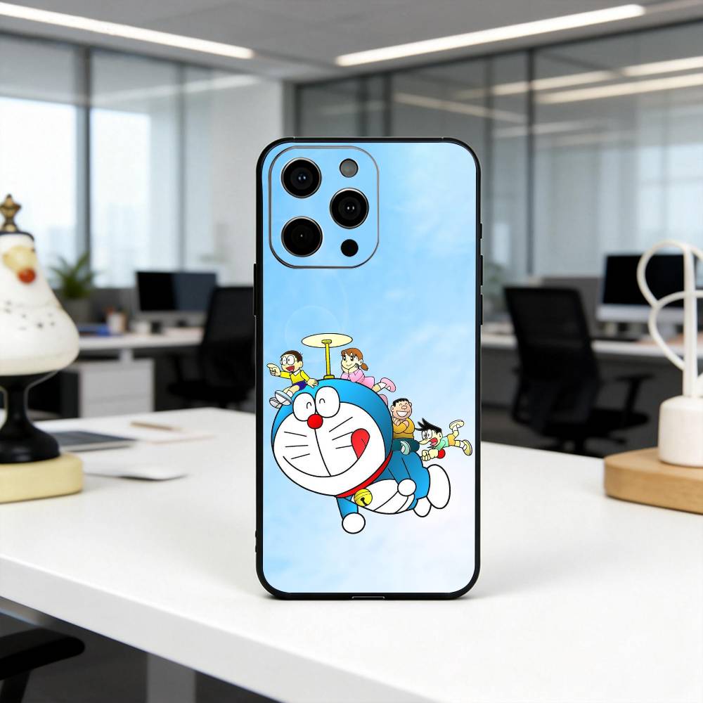 Clever cute D-Doraemon-es Phone Case Silicone Soft For IPhone 17 16 15 14 13 12 11 X XR Plus Pro Max Plus