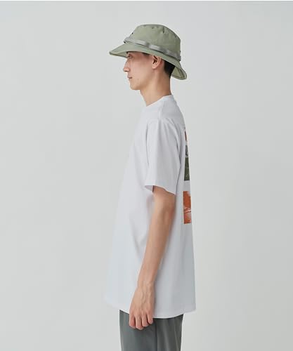 Snow Peak Unwind T-Shirt, Size L, White, TS-25SU105, Perfect for Festivals, Camping, and Outdoor Activities