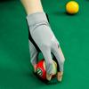 Billard Pool Handschuhe mit offenen Fingern Verstellbarer Klettverschluss Polyester Billardhandschuhe Tragbar Leicht Wiederverwendbar Trainingszubehör