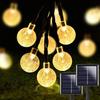 2 Pcs 50 LED 32FT Crystal Globe Solar String Lights Outdoor Waterproof Solar Lights with 8 Lighting