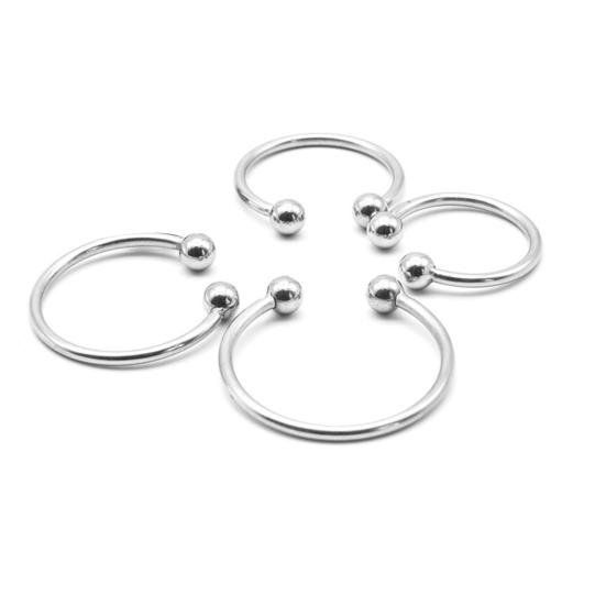 Vogue Stainless Open Cuff Penis Ring Anti Premature Ejaculation Delay Lock Cock Sex Toy