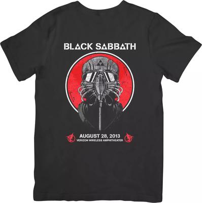 Black Sabbath Music Unisex Fit for Men & Women Quality Cotton T-Shirt Black