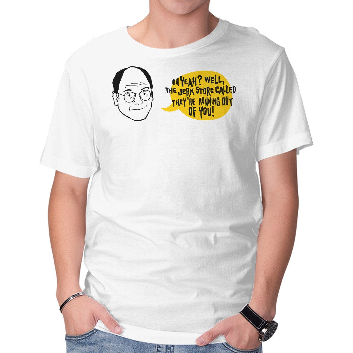 Unisex Crew Neck T-Shirt The Jerk Store Called Graphic Short Sleeve Casual Tee XXL