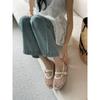 Eilyken Summer Women Cosy Mesh Flat Heels Shoes Round Toe Buckle Strap Casual Ladies Sandals