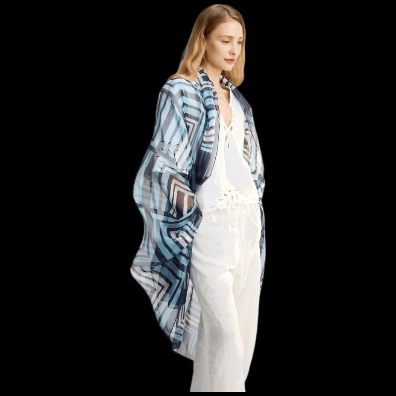 ELLE Letter Print Long Scarf