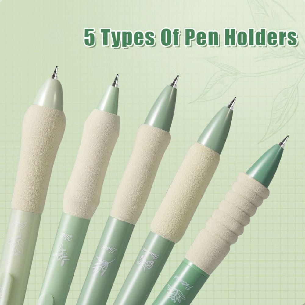 5PCS 0.5mm Black Ink Neutral Pen Quick Drying Writing Tool New Gel Pen  School Office