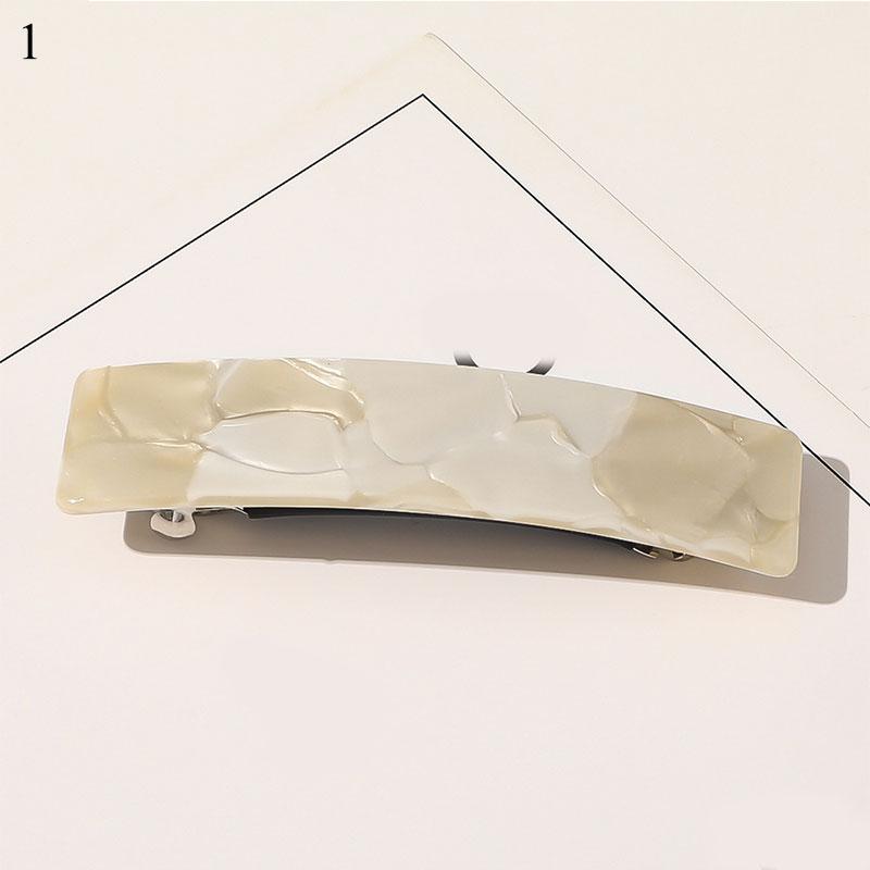 Vintage Quadratische Haarnadel Geometrisch Glitzer Haarspange Metall Harz Seiten Haarnadel Bunte Feder Haarspange für Mädchen Haaraccessoire