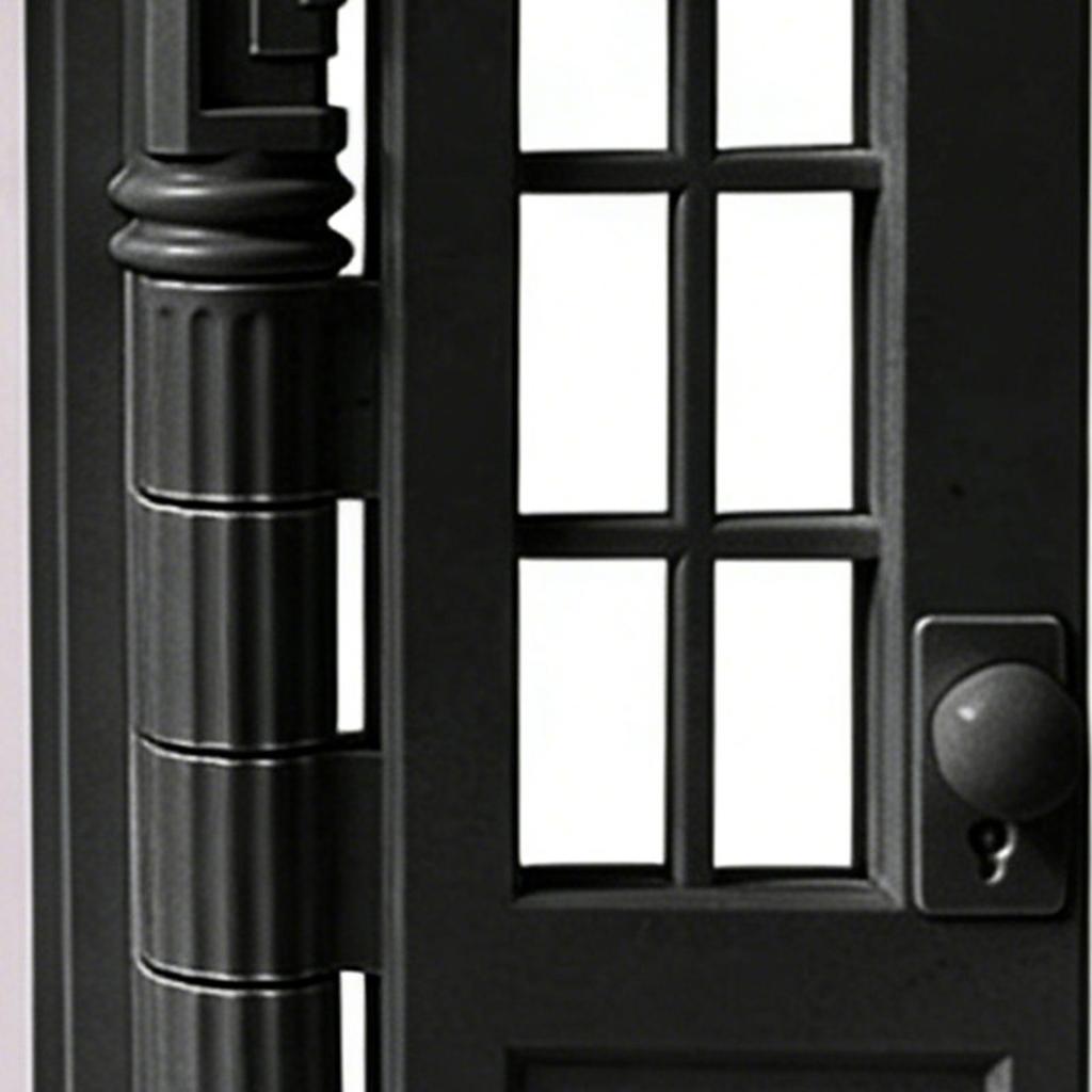Cat Door For Wall Escape-Proof Small Breed Gate French Style Cat Door 9.45x10.83x2.83in For Interior Outdoor Garage House