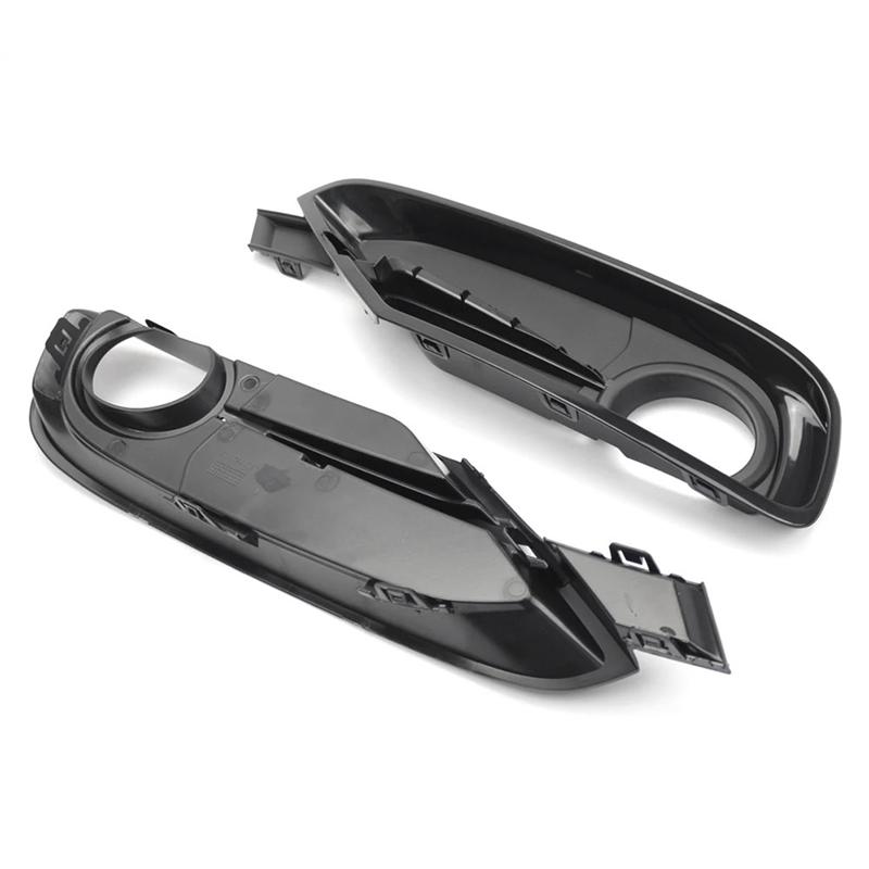 ABLZ-Front Fog Light Bezel Cover Without Decorative Strips For BMW 3 Series F30 F31 2011-2017 Fog Light Grille Trim Accessories