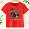 JUST A BOY WHO LOVES MONSTER TRUCKS" Truck Print Cool and Stylish T-Shirt