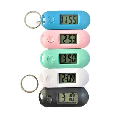 High Quality Mini Digital Electronic Clock Luminous Key Ring Watch Small Wall Watch LCD Display Study Library