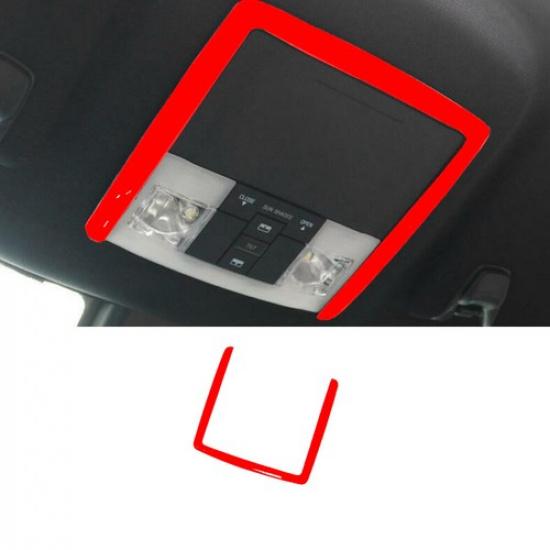 Car Front Reading Light Switch Cover Trim For Ford Explorer 2011- Bright Red