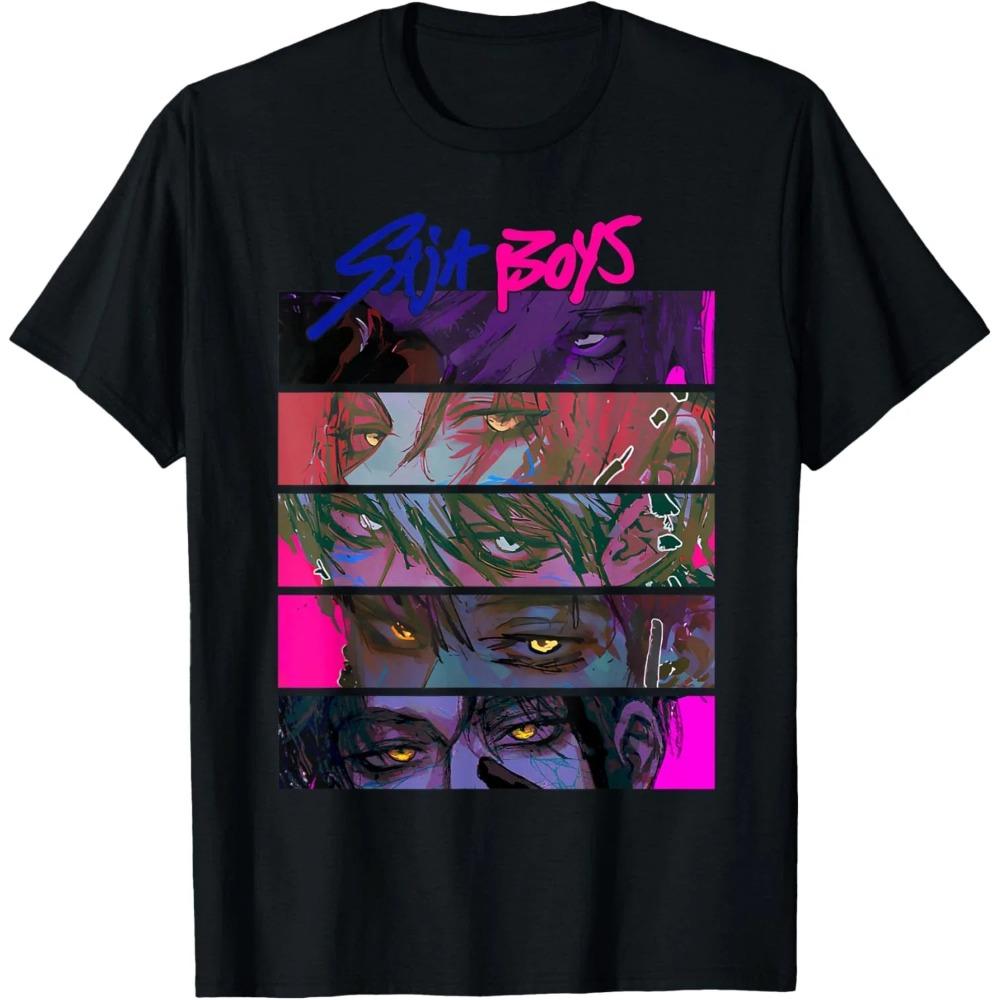 Anime KPop Demon Hunters T-shirt Summer 3D HUNTR/X Print Boys Girls Cartoon Top Summer Unisex Streetwear Clothing